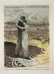 Gengivelse af en plakat med reklame 